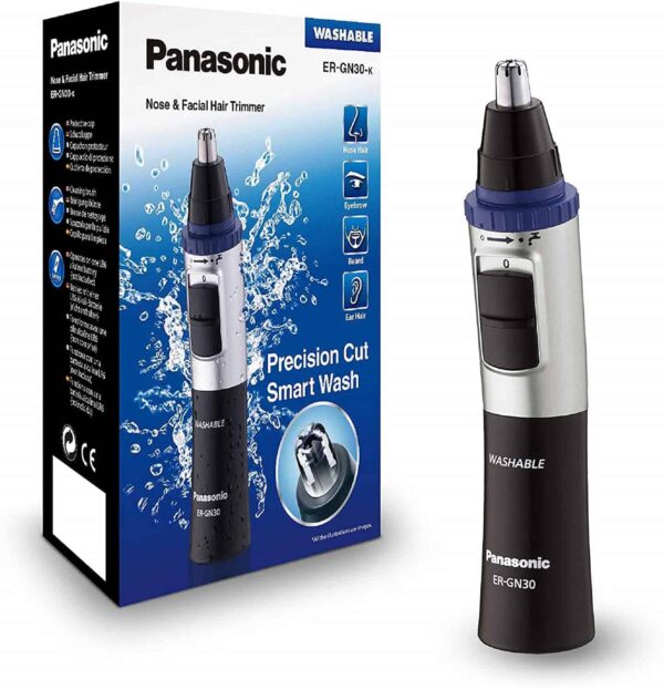 Panasonic ER-GN30-K - máy tỉa lông mũi, tai và lông mặt