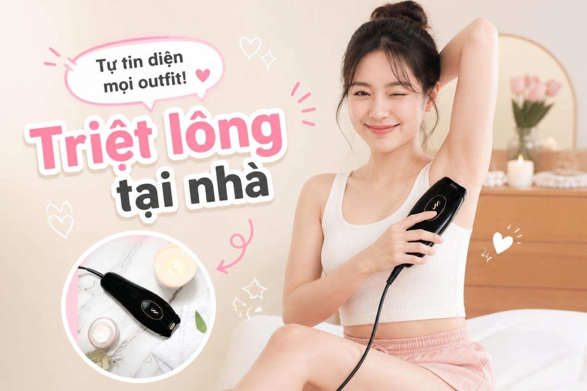 Cách triệt lông tại nhà: Hướng dẫn an toàn cho nách, chân và toàn thân